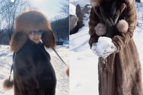 貂皮大衣能在雪地里穿吗