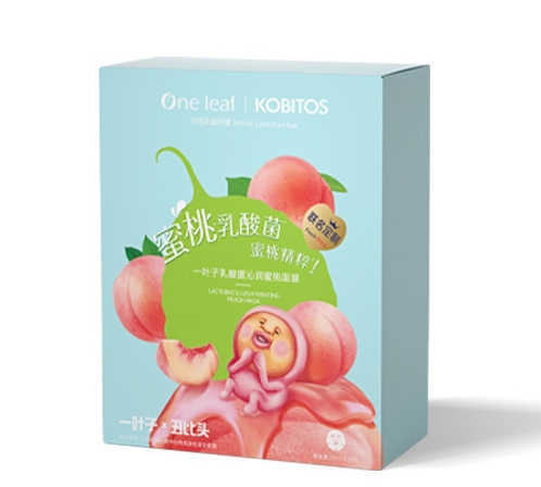 一叶子乳酸菌桃子面膜