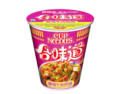 合味道方便面麻辣牛肉风味