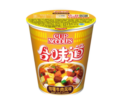 合味道方便面咖喱牛肉风味
