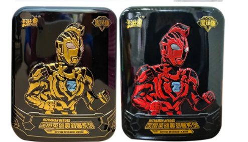 奥特曼卡片黑钻版铁盒泽塔XR卡