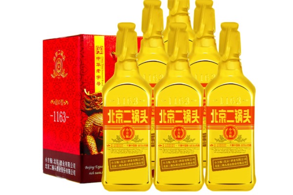 北京二锅头出口小方瓶多少钱一瓶