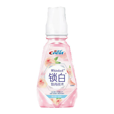 佳洁士 锁白白桃漱口水