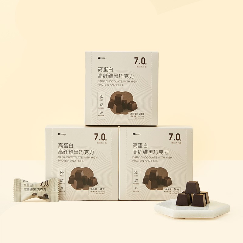 Keep 高蛋白纤维黑巧克力38g