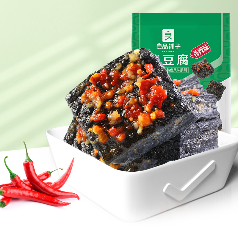 良品铺子 香辣味臭豆腐120g