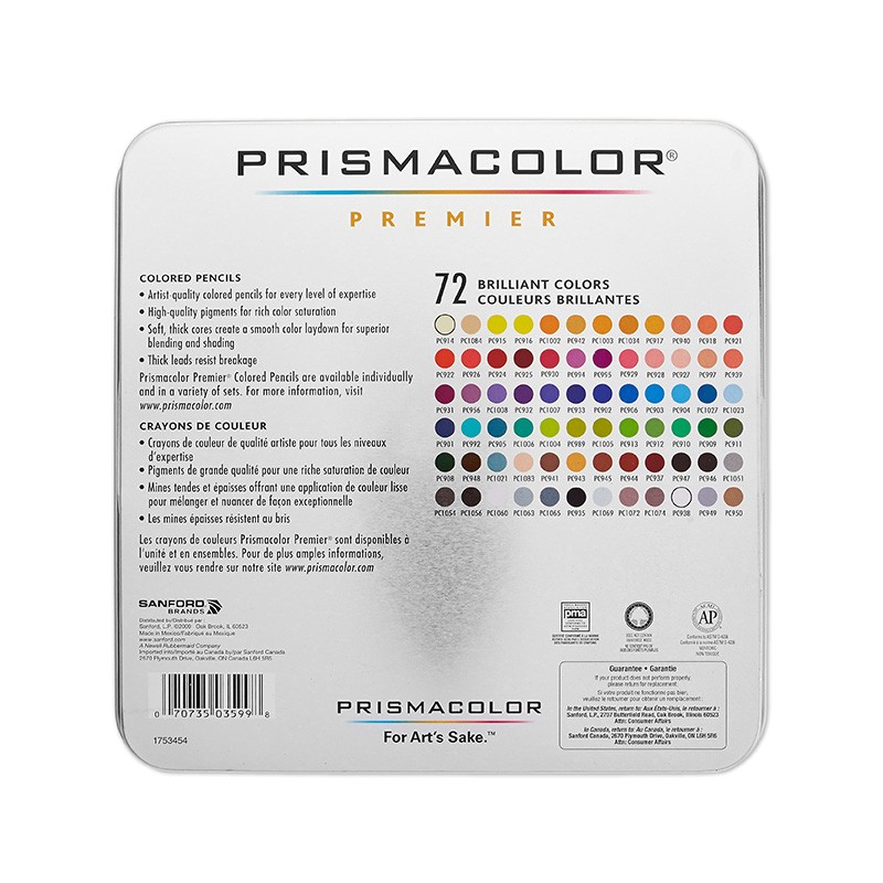 prismacolor 72色彩铅