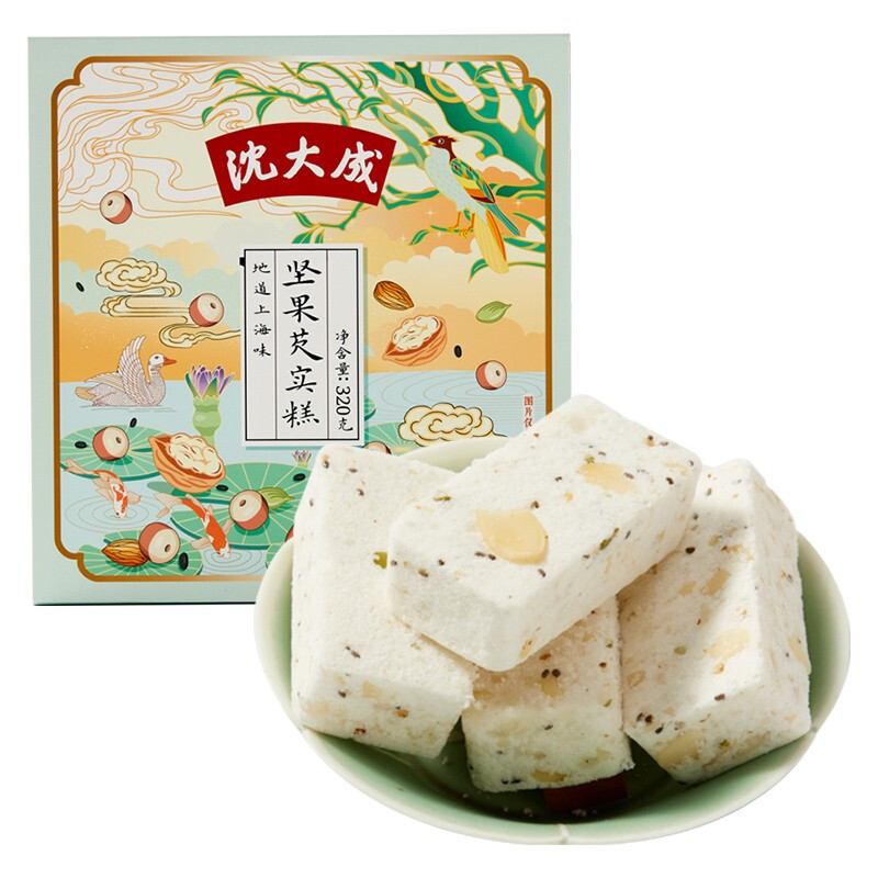 沈大成 坚果芡实糕320g