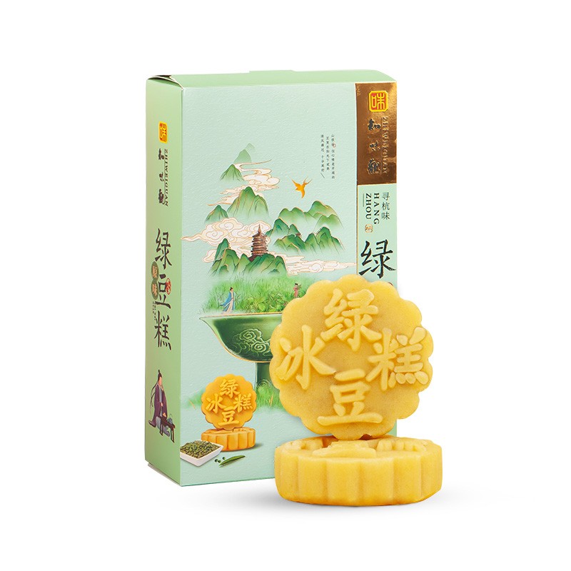 知味观 原味绿豆糕190g
