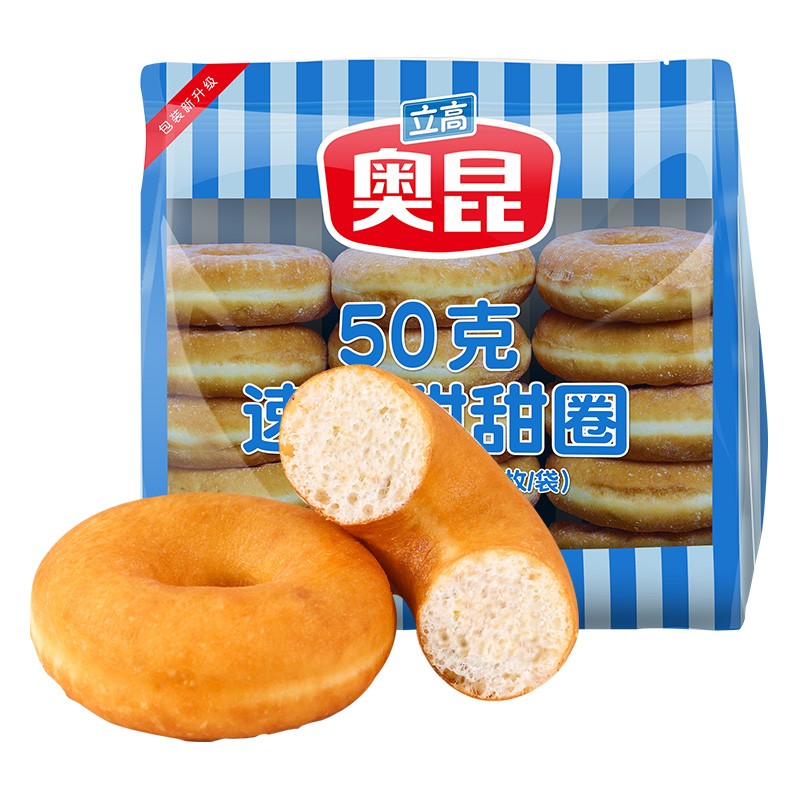 奥昆 美式甜甜圈750g