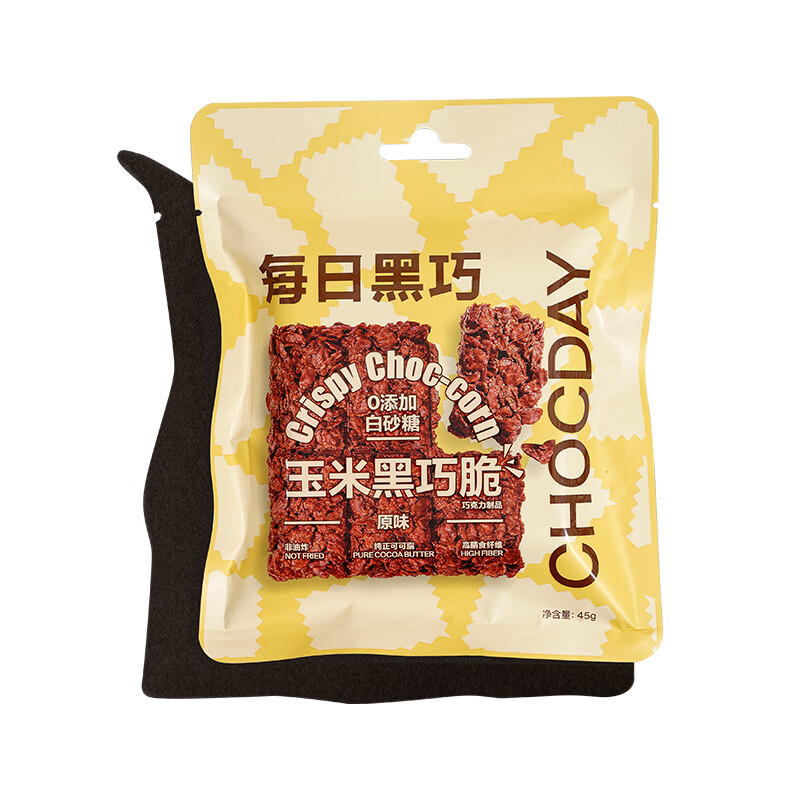 每日黑巧 原味玉米黑巧脆45g