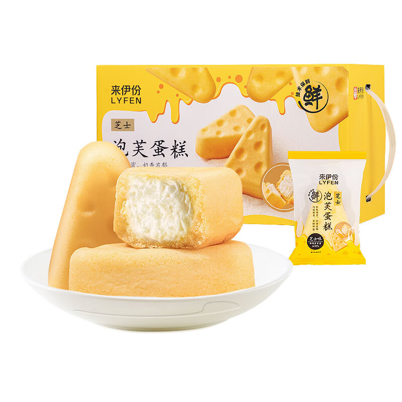 来伊份 芝士泡芙蛋糕450g