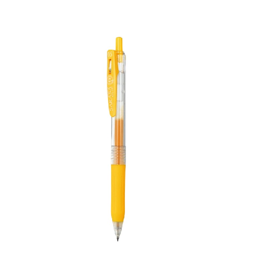 斑马牌 0.5mm黄芯中性笔