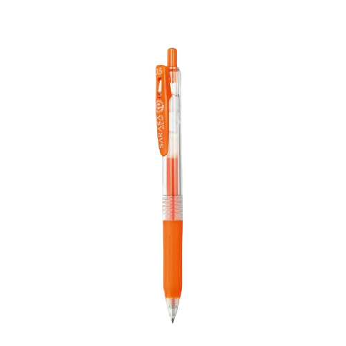 斑马牌 0.5mm红橙芯中性笔