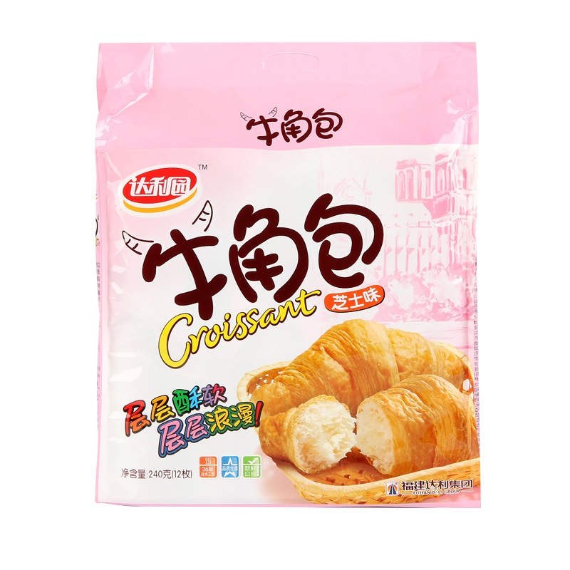 达利园 芝士味牛角包240g