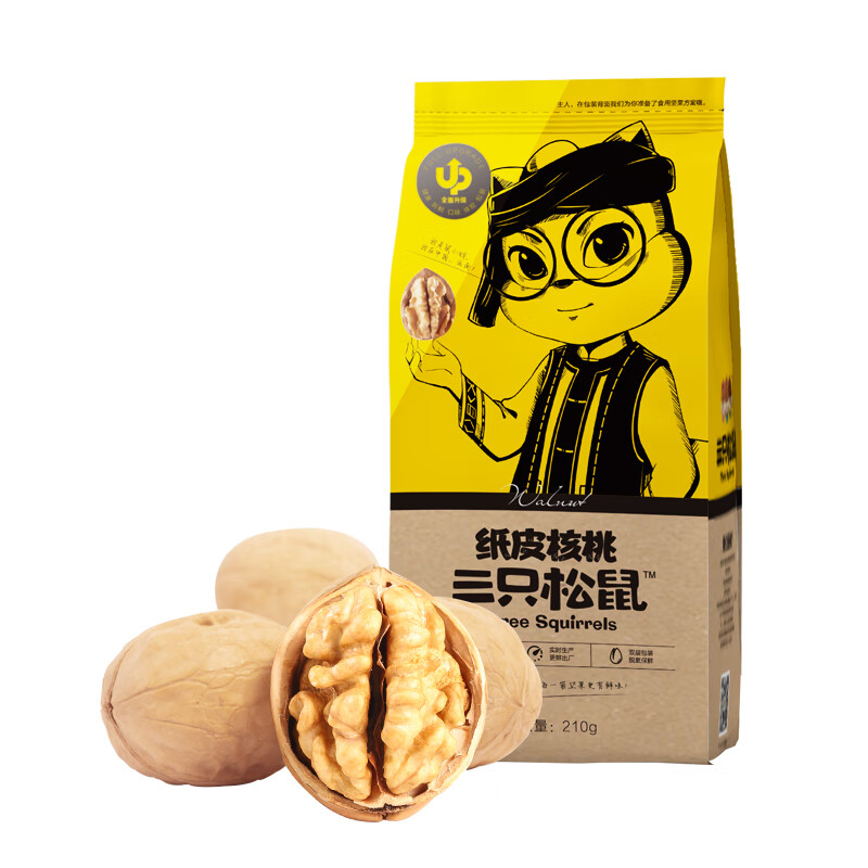 三只松鼠 纸皮核桃210g