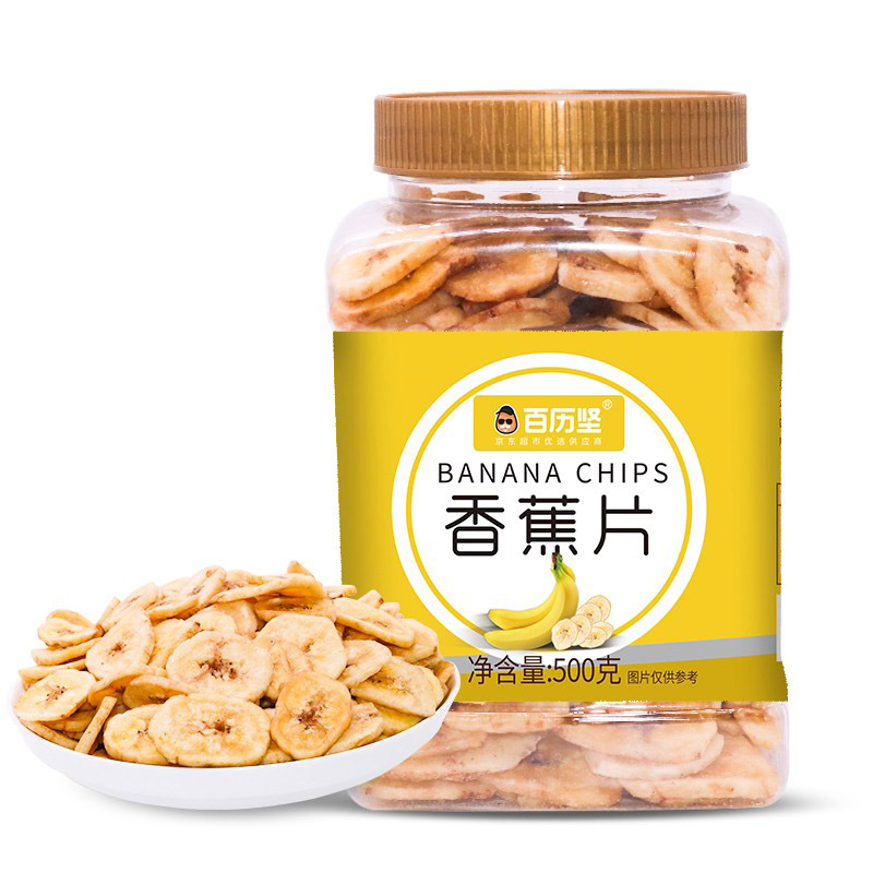 百历坚 香蕉片500g