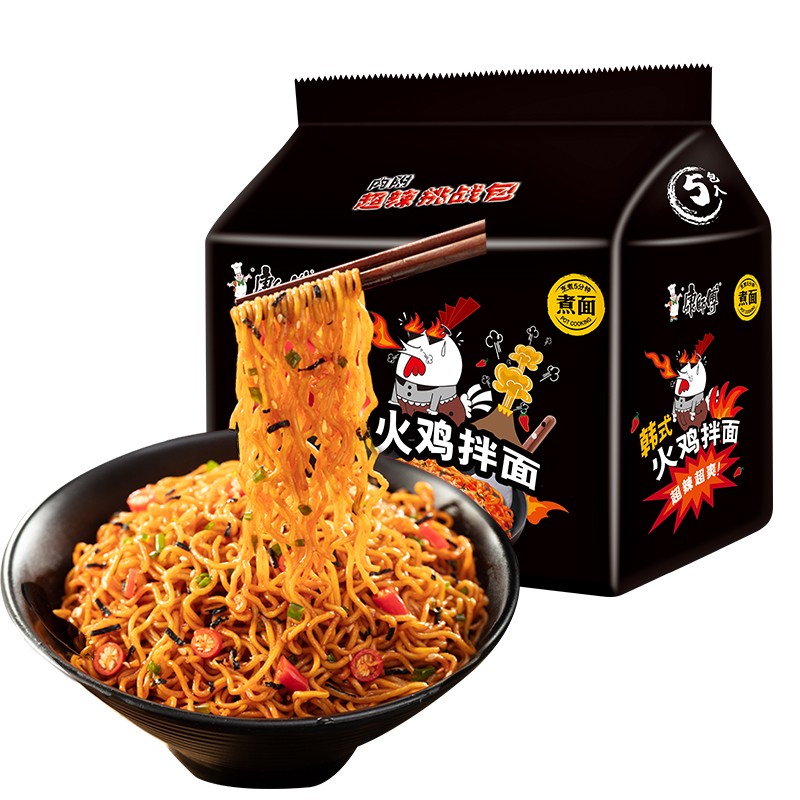 康师傅 韩式火鸡拌面665g