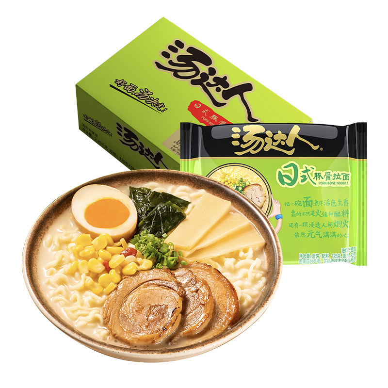 汤达人 日式豚骨拉面125g*18