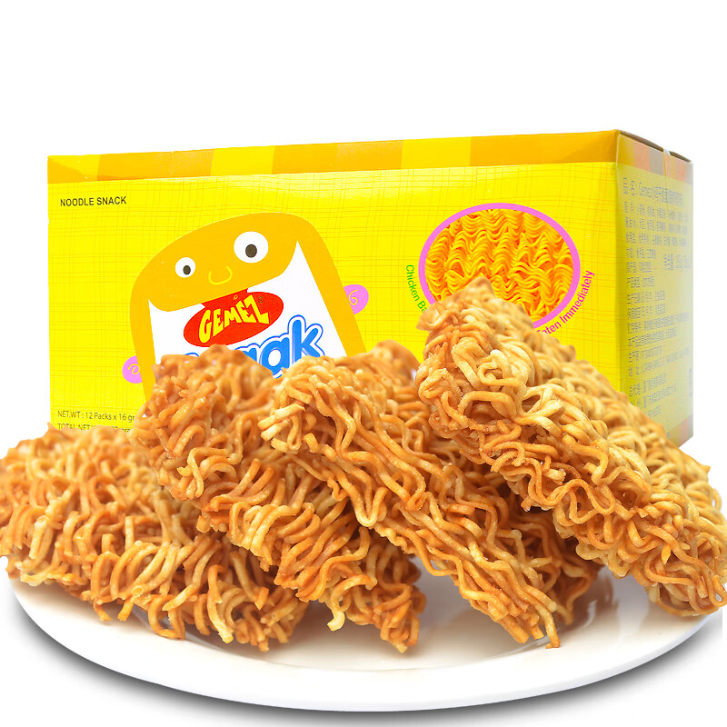 GEMEZ 烧烤鸡肉味干脆面192g
