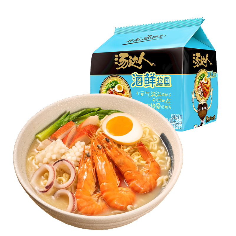汤达人 海鲜拉面113g*5