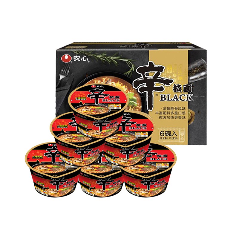 农心 豚骨风味辛拉面101g*6