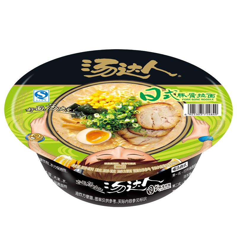 汤达人 日式豚骨味拉面130g
