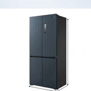 美的 十字四开60厘米薄系列冰箱 485L