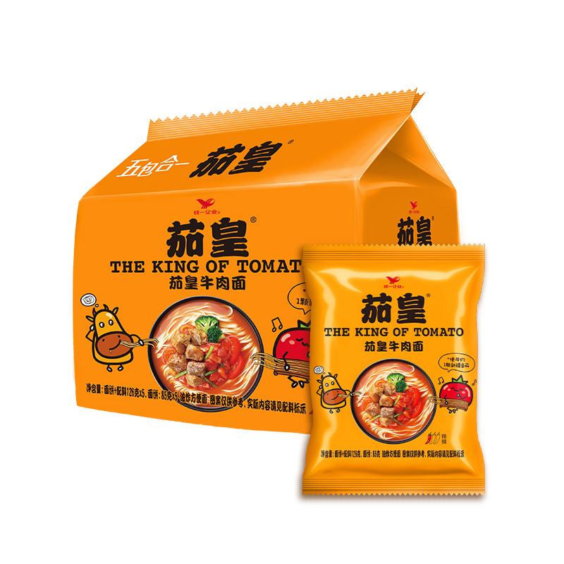 统一 番茄牛肉面26g*5