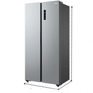 美的 对开双开可嵌入冰箱 470L