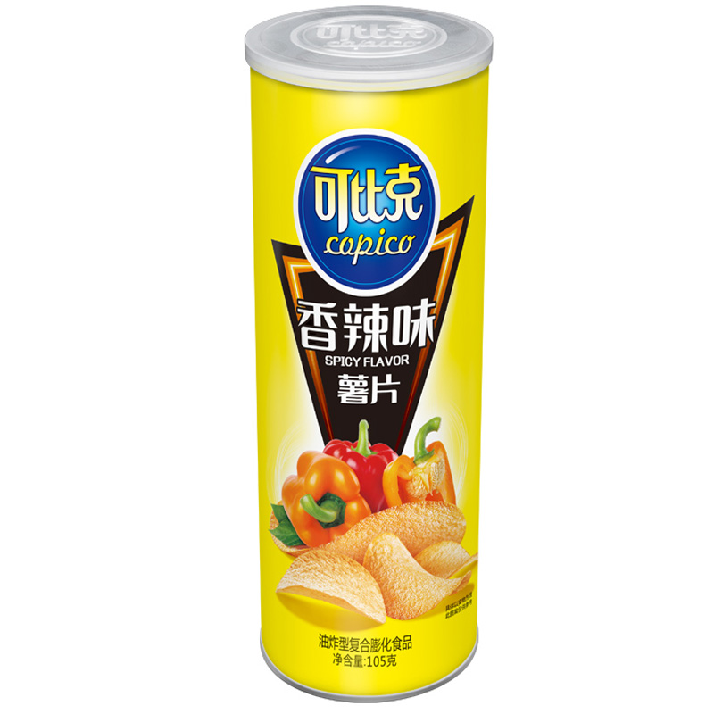 可比克 香辣味薯片105g