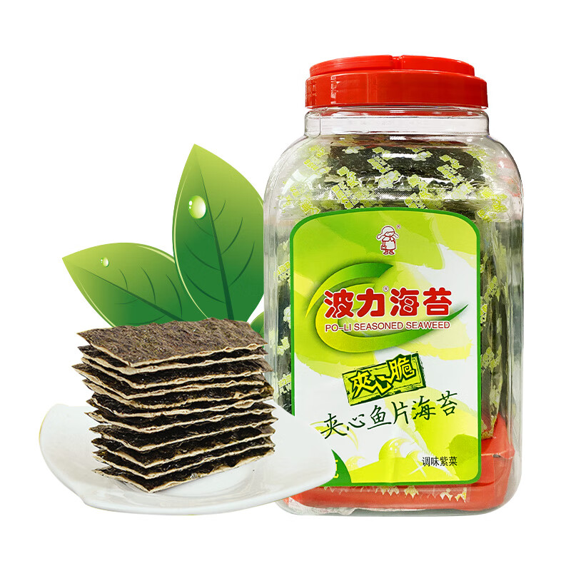 波力 渔趣夹心海苔脆120g