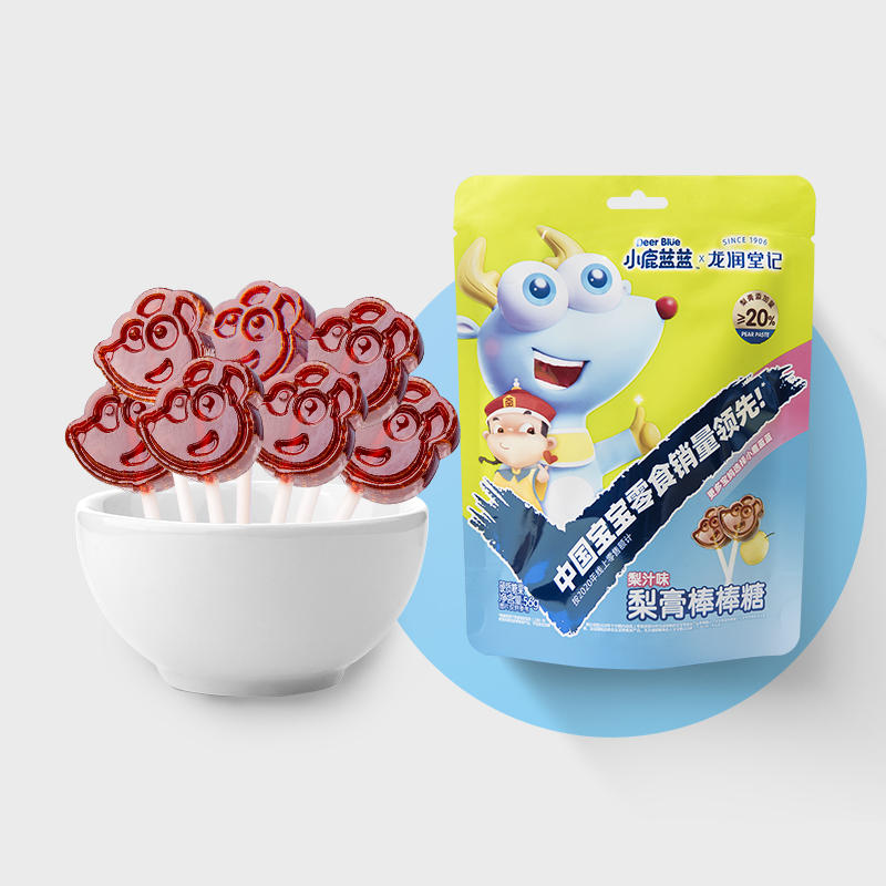 小鹿蓝蓝 梨膏棒棒糖56g