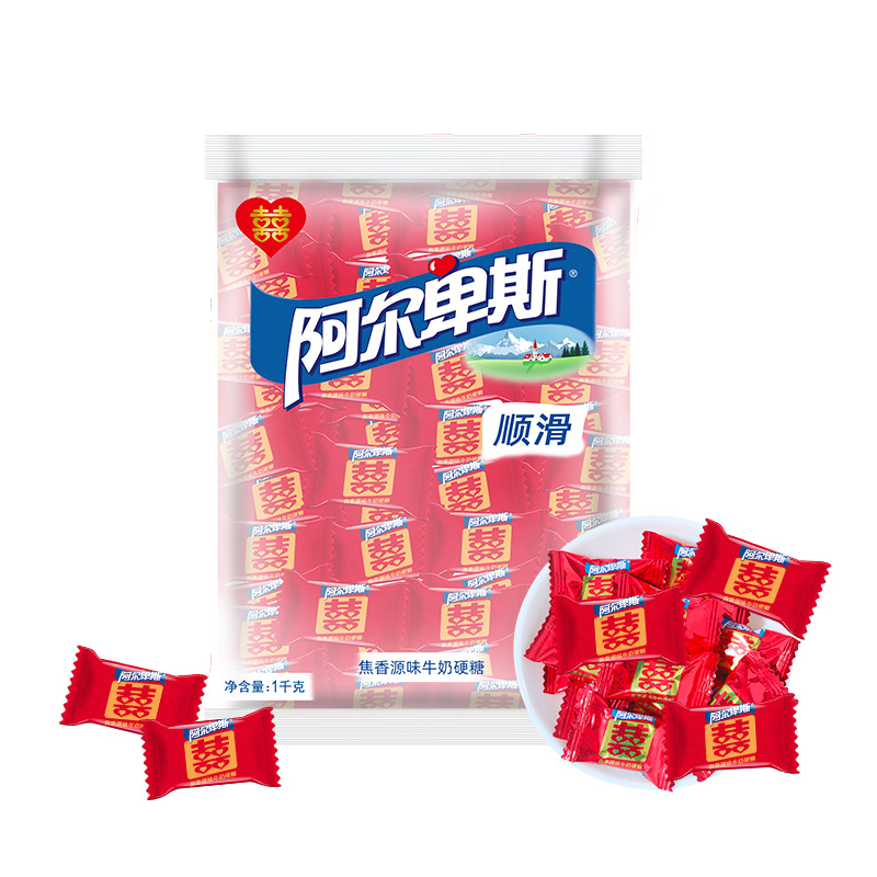 阿尔卑斯 焦香源味喜糖1kg