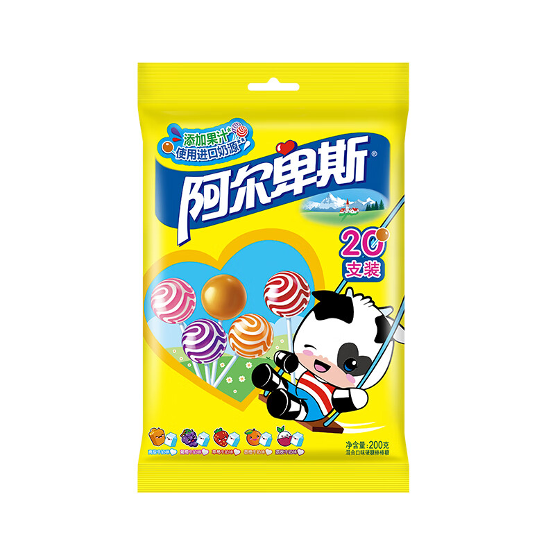 阿尔卑斯 混合口味棒棒糖200g