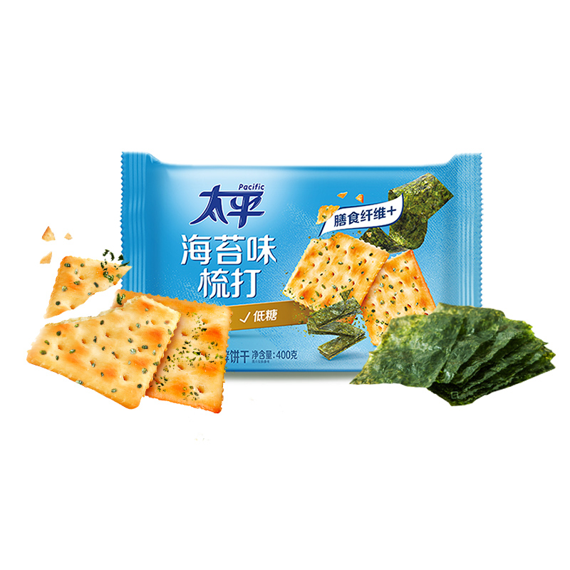 太平 海苔味苏打饼干400g