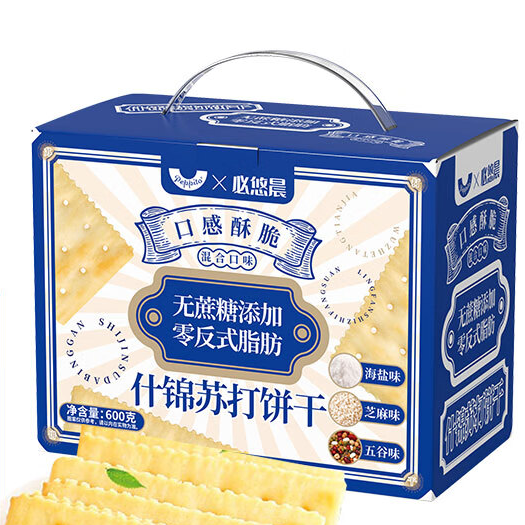 peppito 什锦苏打饼干600g