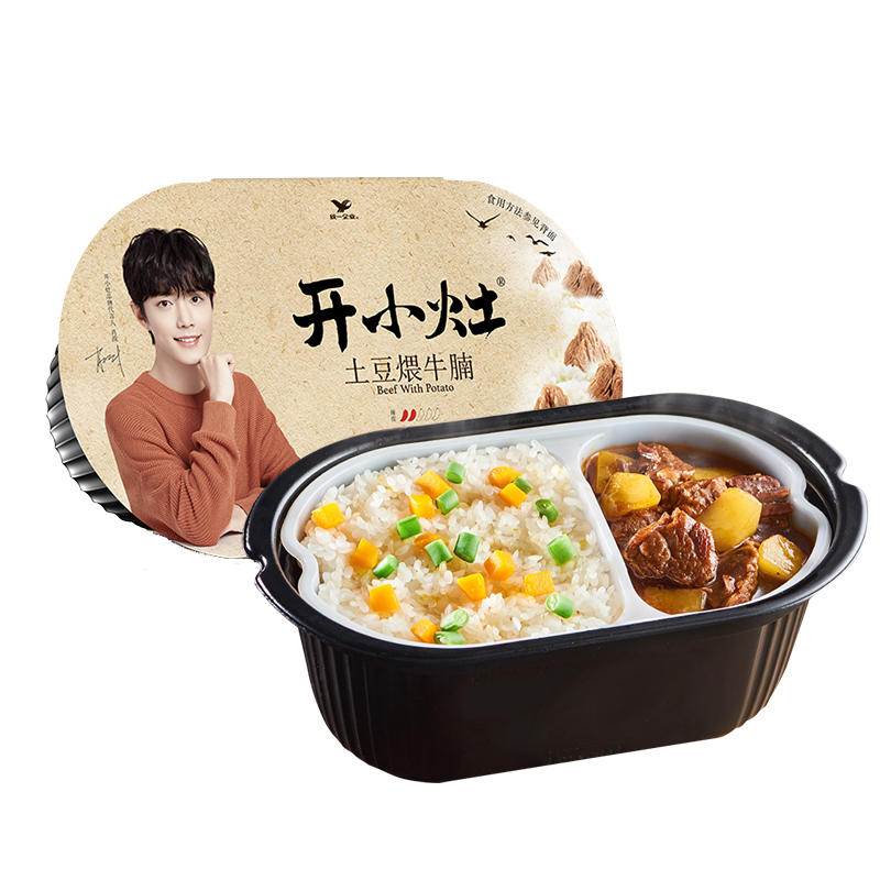 统一 土豆煨牛腩自热米饭251g