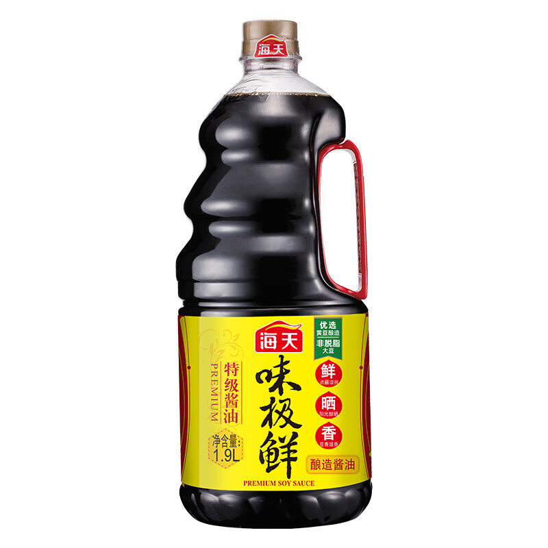 海天 味极鲜特级生抽1.9L