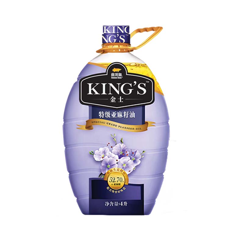 金龙鱼 亚麻籽油4L