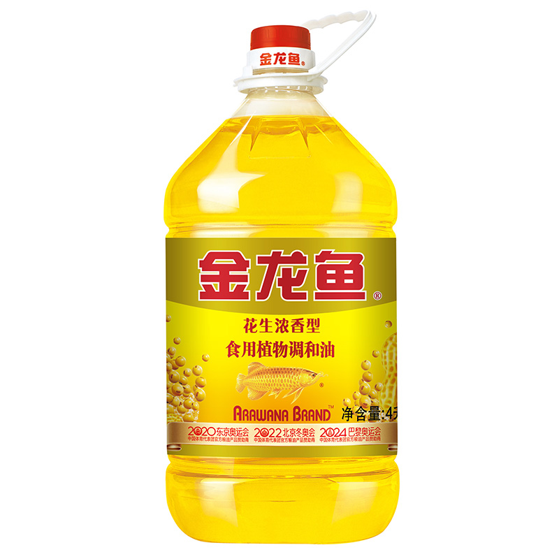 金龙鱼  花生浓香型调和油4L