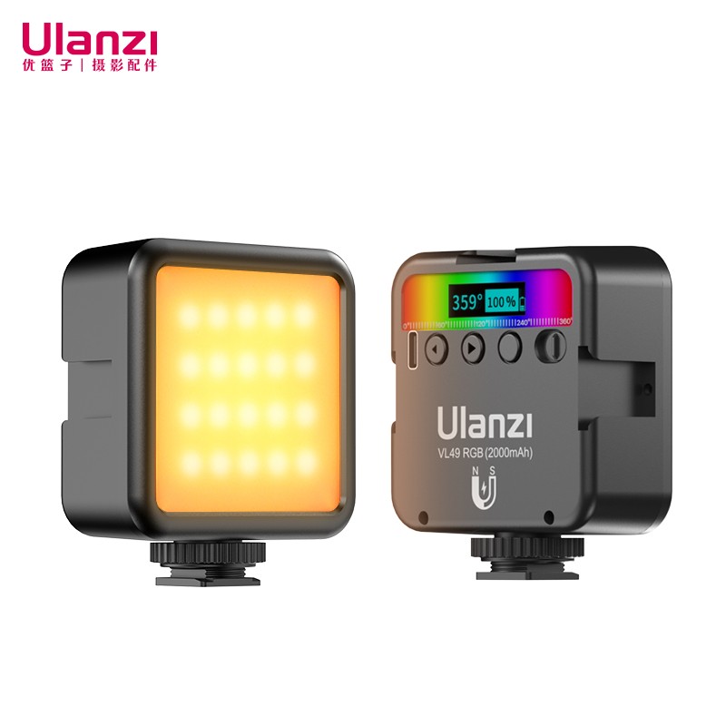 ulanzi VL49 RGB磁吸全彩补光灯