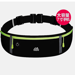 欧督 运动跑步腰包 黑色