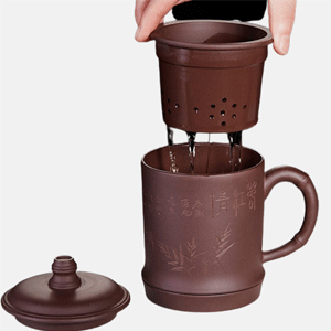 尊壶 紫砂杯四件套