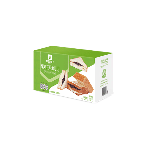 良品铺子 紫米三明治555g