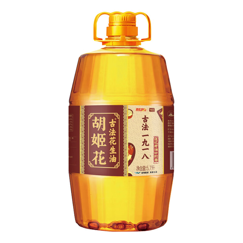 胡姬花 古法一九一八花生油5.7L