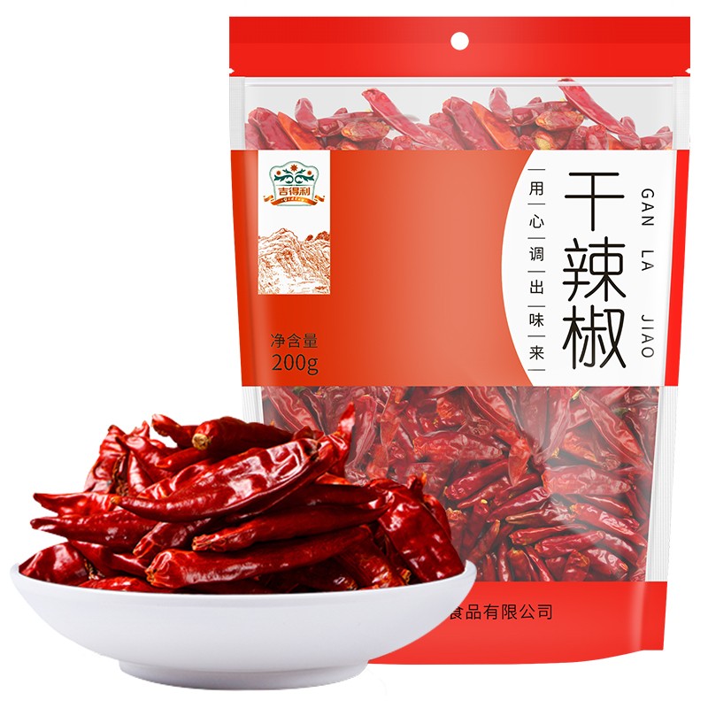 吉得利 干辣椒200g
