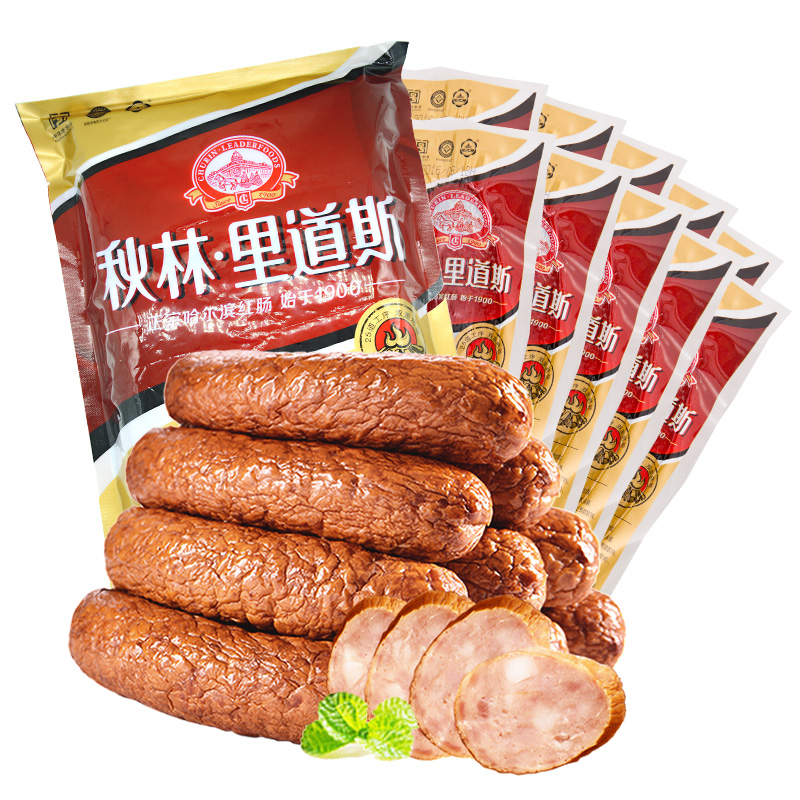 秋林里道斯 哈尔滨红肠1.1KG