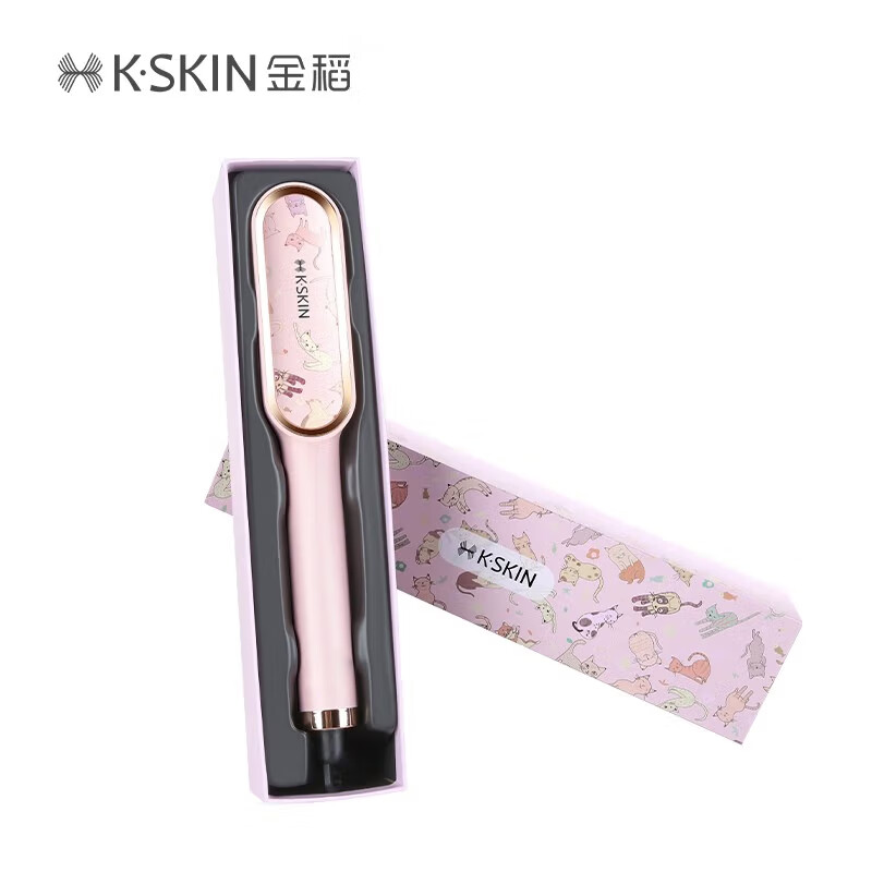 金稻 直发梳夹板 380粉色