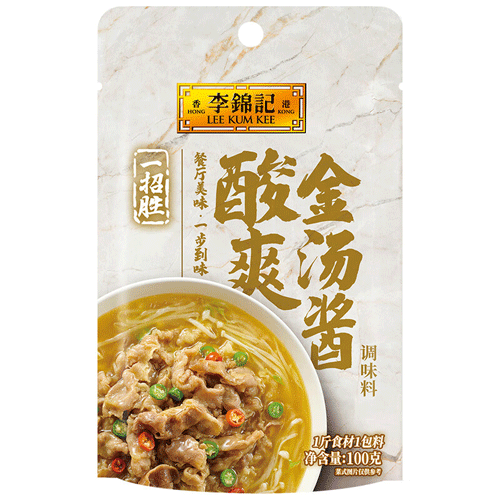 李锦记 酸爽金汤酱100G