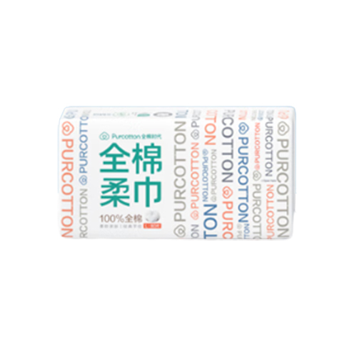 全棉时代 平纹洗脸巾80片*6包